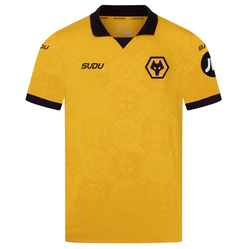 Wolverhampton Wanderers Shirt Store | 2025-26 Wolves Home Shirt – Junior KALAJDZIC 18 Collection Wolverhampton Wanderers Official Gear